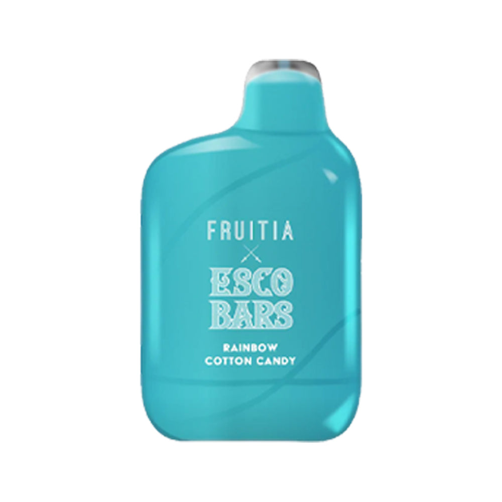 Fruitia X Esco Bars 6000 Rechargeable Disposable 50mg - RAINBOW COTTON CANDY