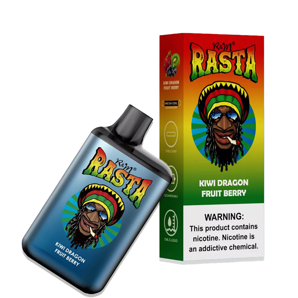 randm rasta kiwi dragon fruit berry disposable 5500 puffs