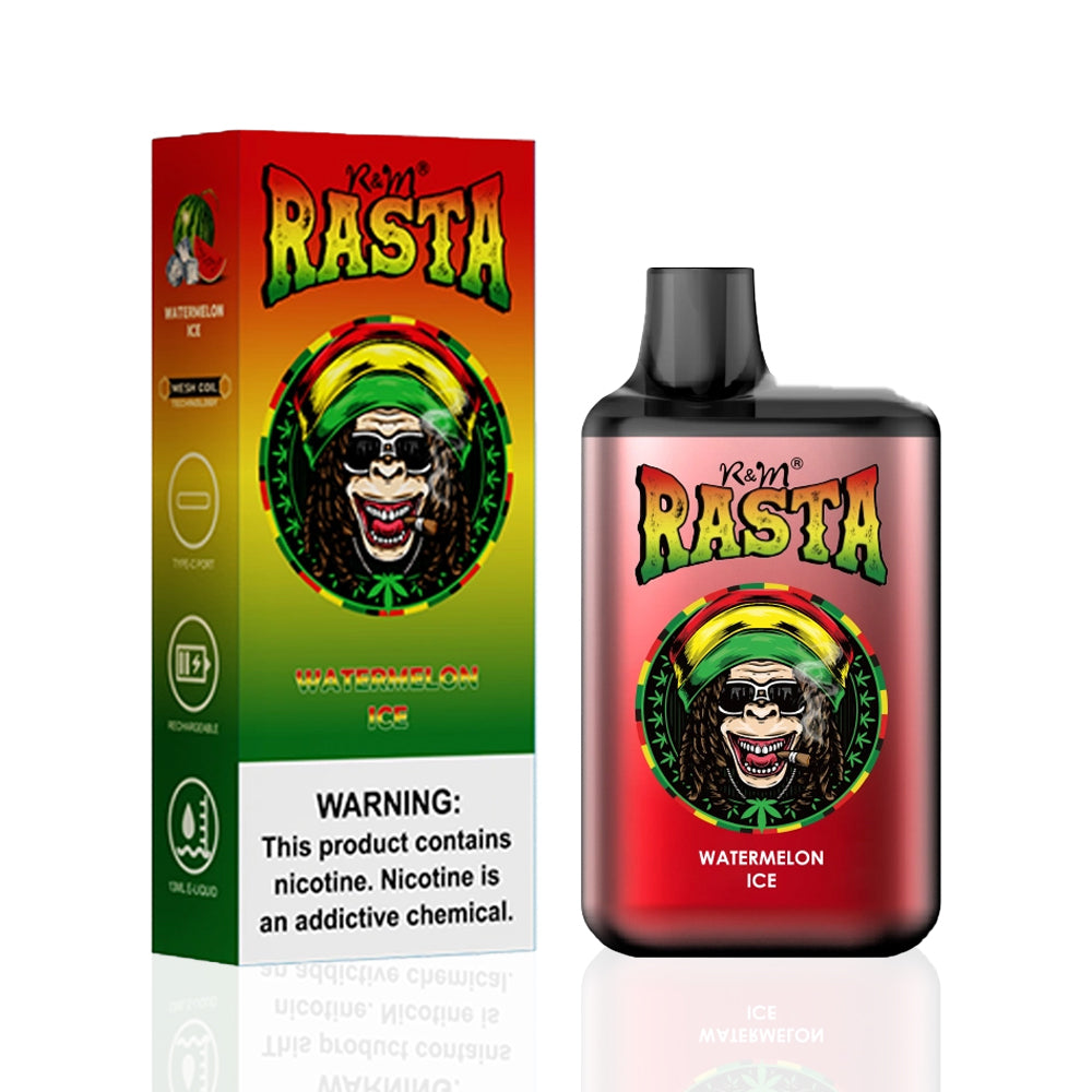    randm rasta watermelon ice disposable 5500 puffs