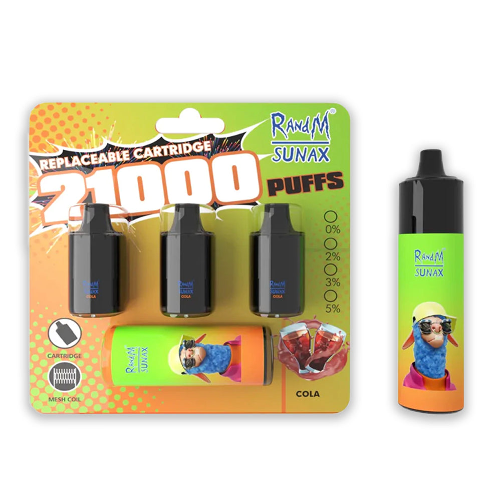 R&M Sunax 21000 Puffs Disposable Vape Pod