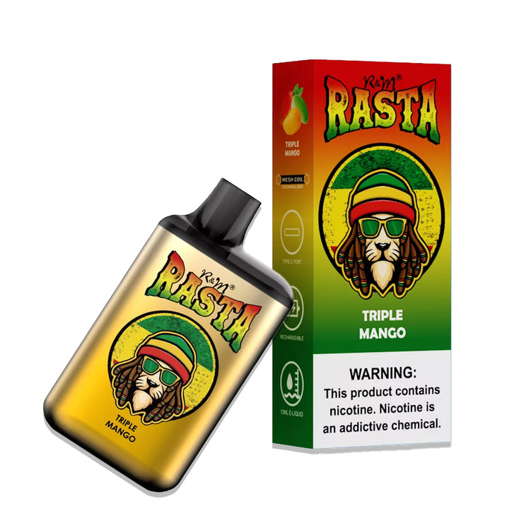 randm rasta triple mango disposable 5500 puffs