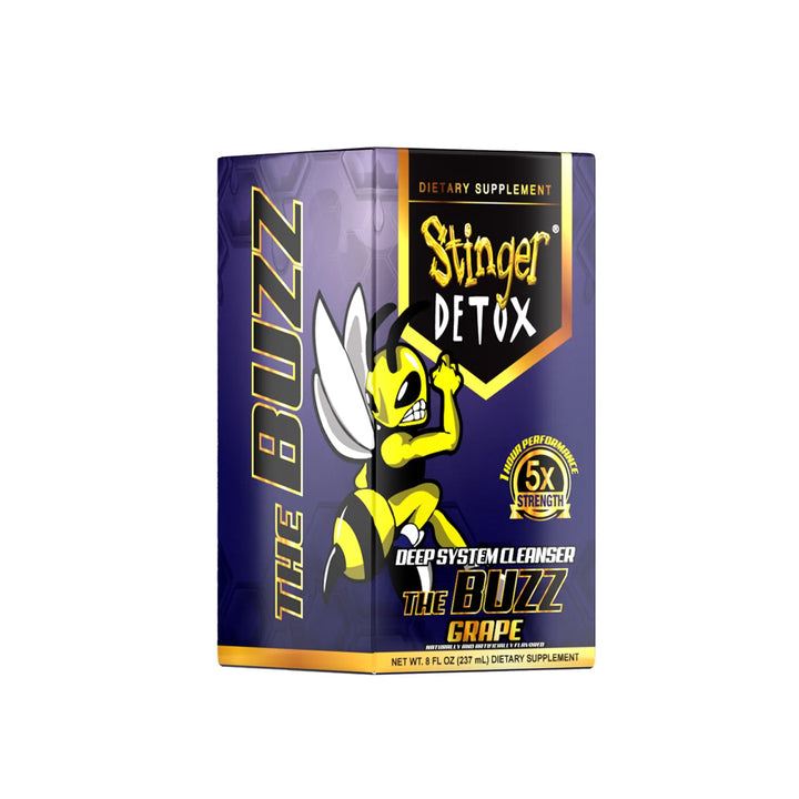 Stinger Detox Buzz 5X Extra Strength Drink 8 FL OZ-Grape