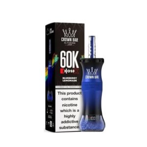 Al Fakher E Hose X 60k Puffs Crown Bar Hookah Disposable Vape - Blueberry Lemonade