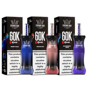 Al Fakher E Hose X 60k Puffs Crown Bar Hookah Disposable Vape