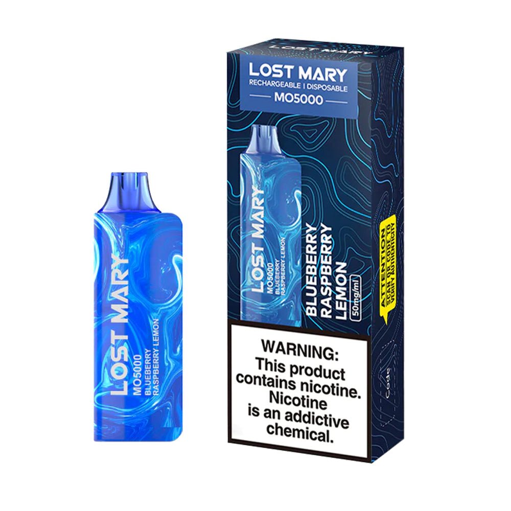 Lost Mary MO5000 Disposable Vapes - Blueberry Raspberry Lemon