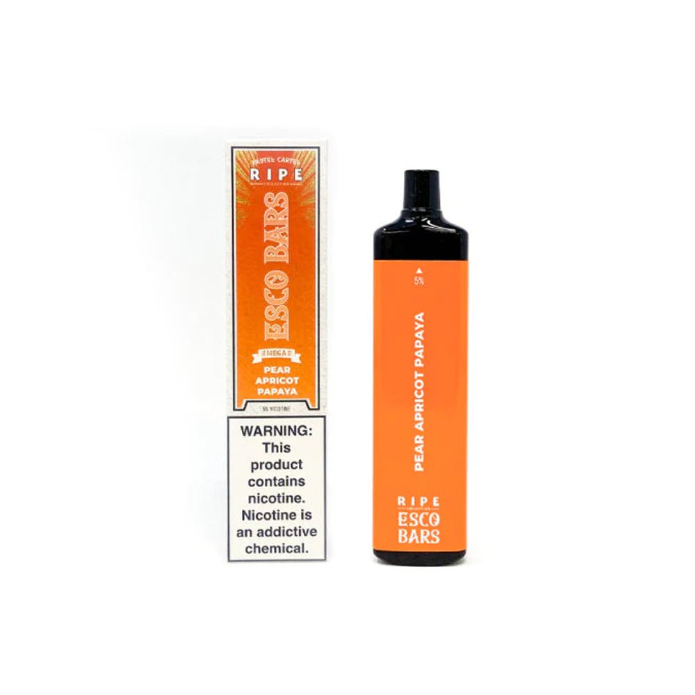 Esco Bar Mega RIPE 5000 Puff Disposable VAPE - PEAR APRICOT PAPAYA