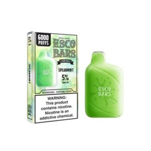 Esco Bars Mesh Pastel Cartel 6000 Rechargeable Disposable 50mg - Spearmint
