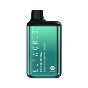 ELFWORLD DC5000 Ultra Disposable Vape Pod Device Rechargeable - KIWI DRAGON FRUIT BERRY