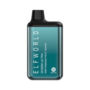 ELFWORLD DC5000 Ultra Disposable Vape Pod Device Rechargeable - KIWI PASSION FRUIT GUAVA