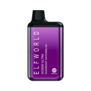 ELFWORLD DC5000 Ultra Disposable Vape Pod Device Rechargeable - RASPBERRY WATERMELON