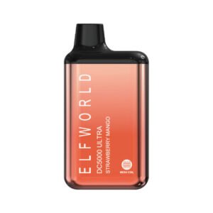 ELFWORLD DC5000 Ultra Disposable Vape Pod Device Rechargeable - STRAWBERRY MANGO