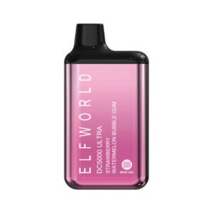 ELFWORLD DC5000 Ultra Disposable Vape Pod Device Rechargeable - STRAWBERRY WATERMELON BUBBLE GUM