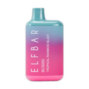 ELF BAR BC5000 Disposable Vape POD 50mg 13ml - Tropical Rainbow Blast