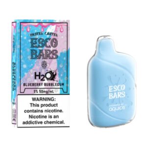 Esco H2O 6000 Puffs Disposable Vape. Blueberry bubble gum