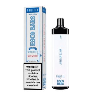 Esco Bar Fruitia X Mega 5000 Puff Disposable- WHITE MYSTERY