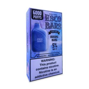 Esco Bars Mesh Pastel Cartel 6000 Rechargeable Disposable 50mg - BAHAMA MAMA