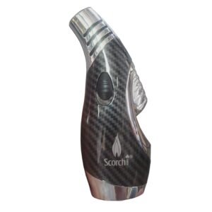 Scorch Torch Lighter Butane Single Flame Gray And Black