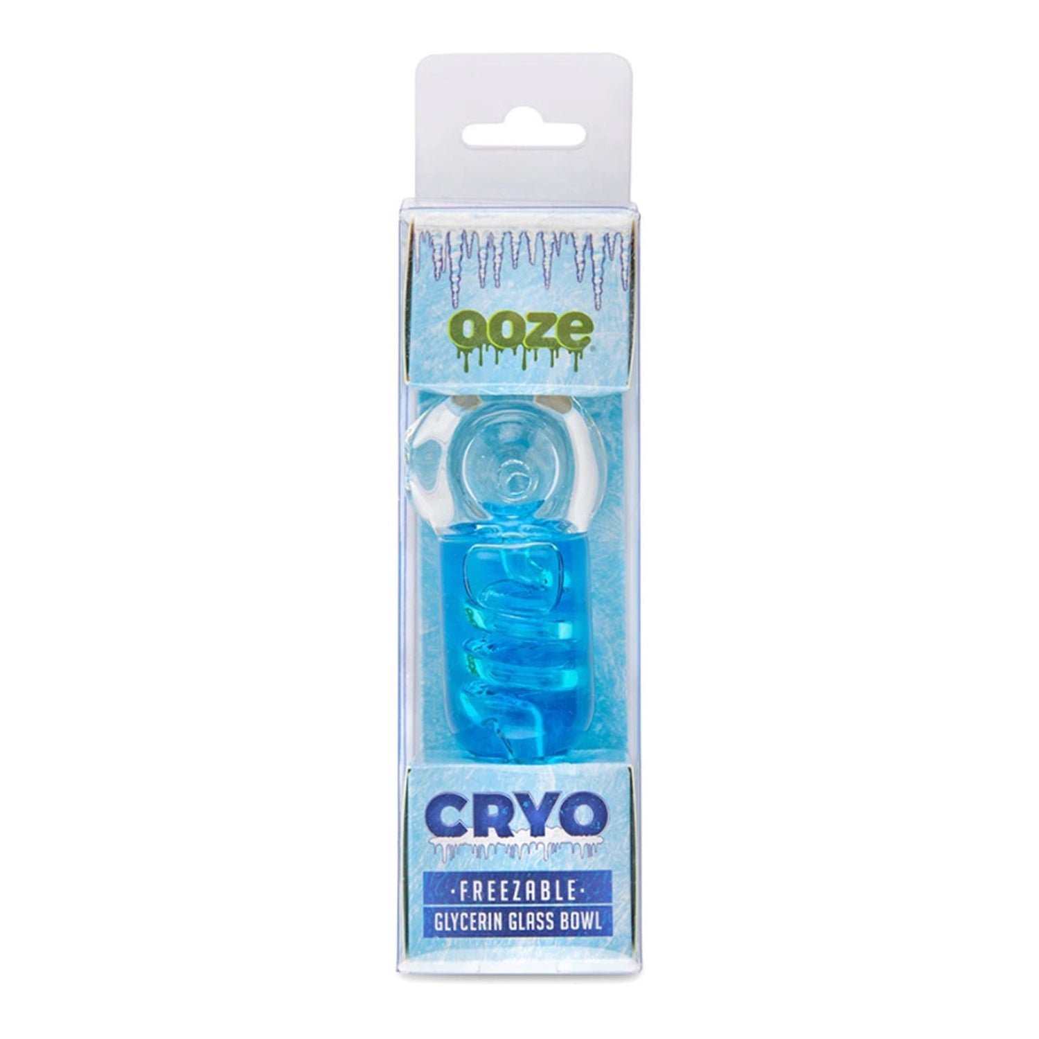 Ooze Cryo Glycerin Coil Hand Pipe Blue - Image 2