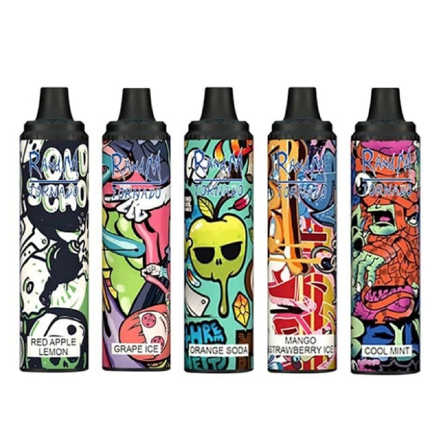 R&M Tornado Vapes 6000 Vape Rechargeable Disposable Vape Device