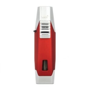 Scorch Torch Shifter Adjustable Dual Jet Flame Lighter Red