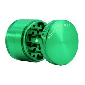 Sharpstone 4 Piece Grinders Solid Top Green