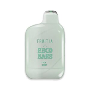 Fruitia X Esco Bars 6000 Rechargeable Disposable 50mg - ICY MINT