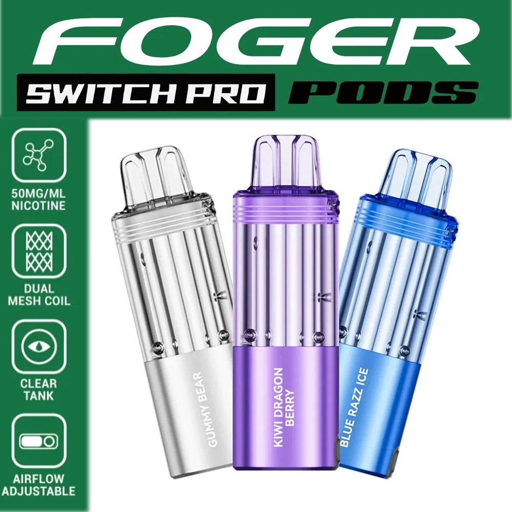 Foger Switch Pro Pods 30k Puffs Disposable Vape chillzoneusa ecig near me best smoke shop