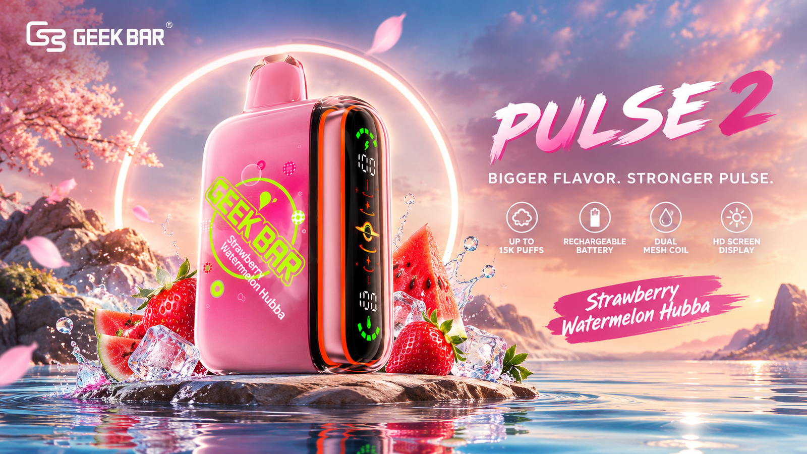 Geekbar pulse 2 disposable vape usa new